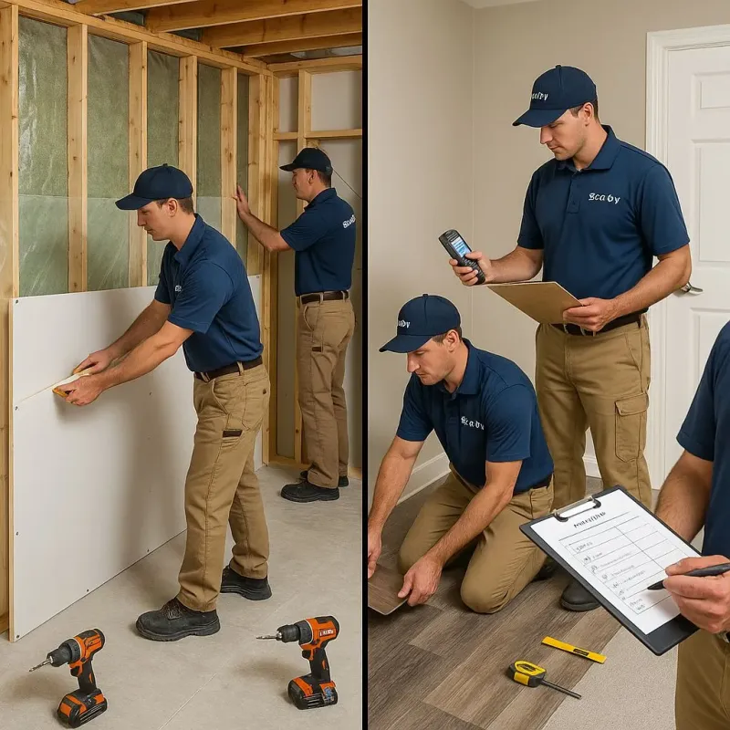 Repairs and Reconstruction process in Loretto, TN